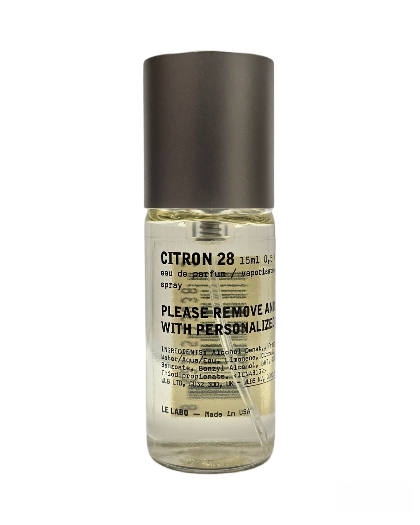 Le Labo CITY EXCLUSIVE Citron 28 Eau de Parfum  - 15ml