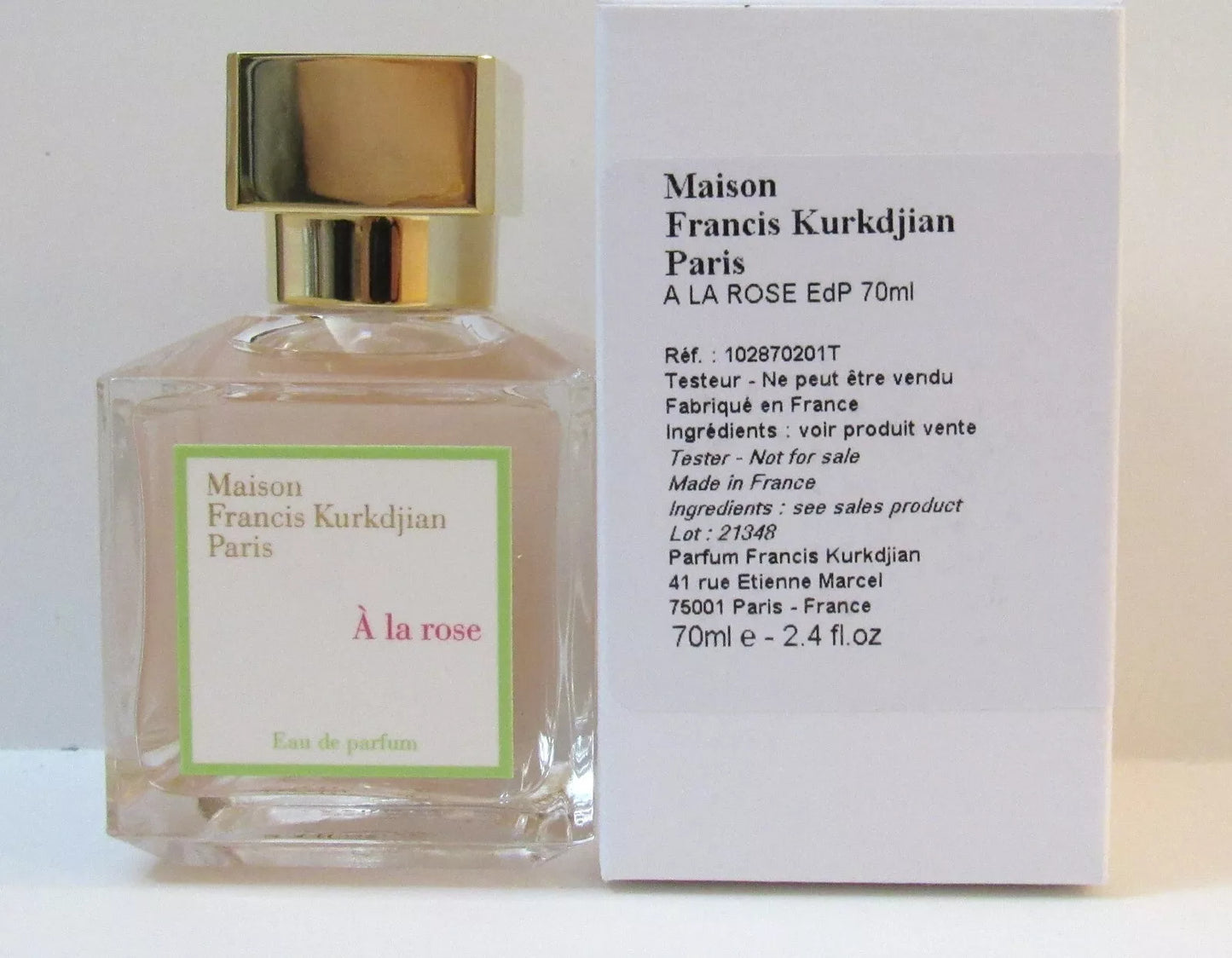 Maison Francis Kurkdjian A La Rose 70ml Tester